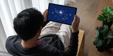 Generative AI virtual assistant tools for prompt engineer and user for ease of engage artificial intelligence AI technology help people to work with generative AI functions by prompting the AI brisk