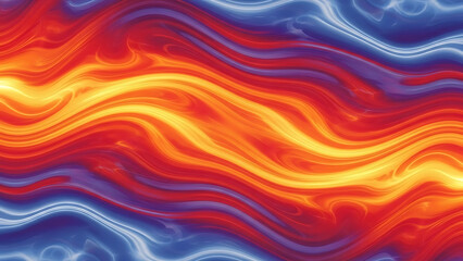 Vibrant abstract wave pattern with swirling colors