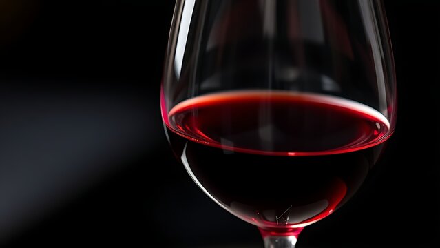 ventriloquist. Elegant goblet glass with red wine against dark sophisticated background. bar promotions, beverage menus, designed for product packaging and bar promotions, used by it administrators.