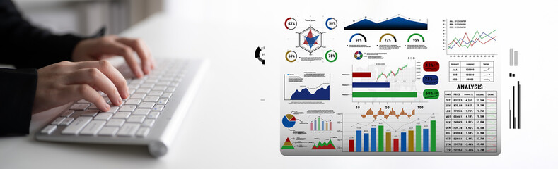 An advanced financial and business performance data dashboard. A professional interface for deep analysis of stock, product, and company metrics. Motif