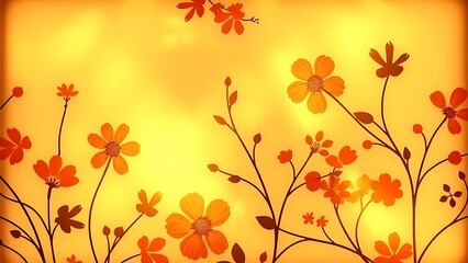 lightbox. Abstract lightbox with floral patterns emitting a warm glow, creating a serene ambiance. gardening catalogs, home-decor guides, designed for home decor and floral branding.