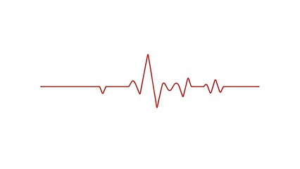 vital. Abstract heartbeat line illustration on a neutral background for medical concepts. STEM education sheets, lab safety posters, designed for STEM education and laboratory safety posters.