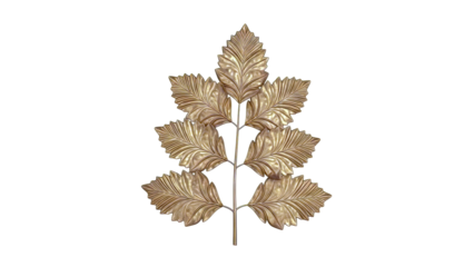 Golden Leaf Decorative Branch