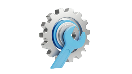 Gear and Wrench Icon