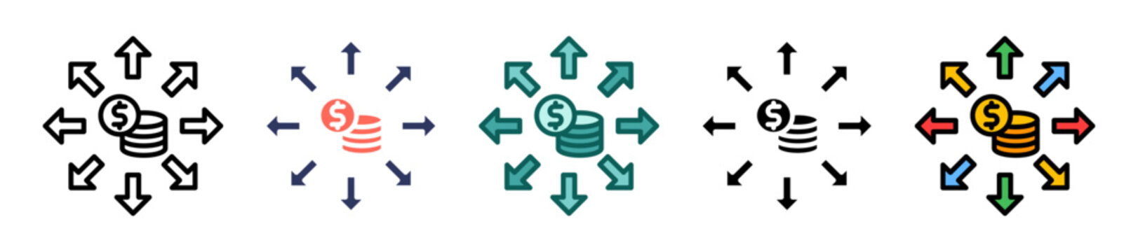 Budget multiple icon