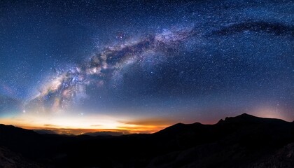 Obraz premium Clear Milkyway Photography Clear Sky Beautiful Dark Night With Clear Stars And The Wonderful Milkyway