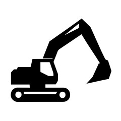 Angular Excavator Arm © Giovanie Vector