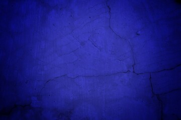 Blue Cracked Wall Texture Backdrop With Deep Cracks And Subtle Grunge Vibe
