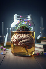 Brain Metamorphosis: A Visual Allegory