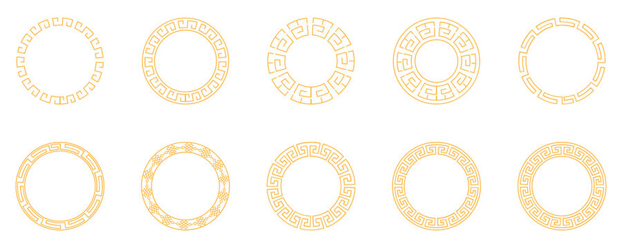 Chinese Circular Frame Ornaments