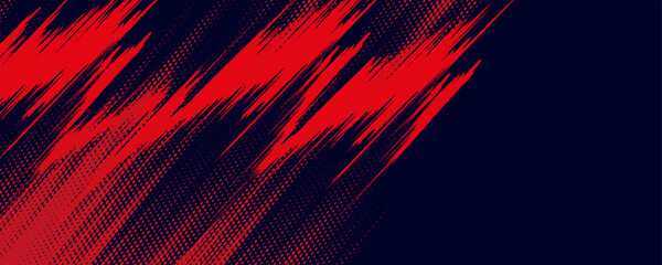 black red dragon decal brush fire volcano lava sakura Asia Japan anime style illustration sporty background banner style illustration. © Fiki