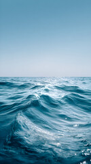 blue ocean waves background