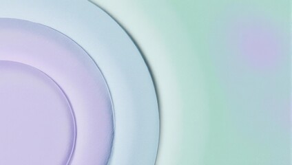 Pastel Circles Abstract Background with Soft Gradient Colors.