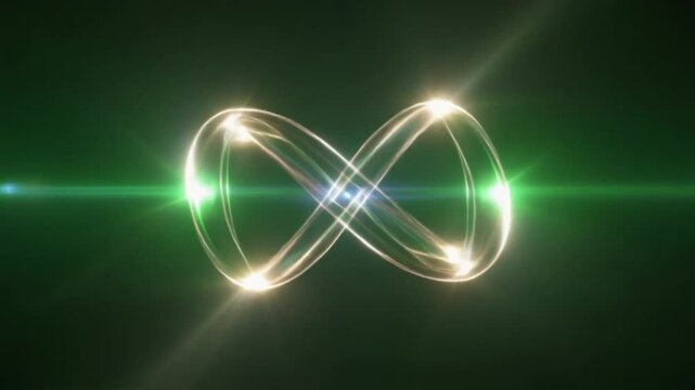 abstract glowing lights