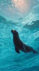 seal in water