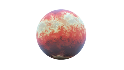 Red and Tan Planet