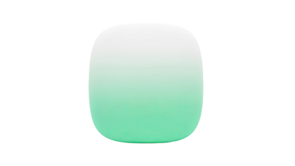 Gradient Ombre Lamp with White and Green Hues