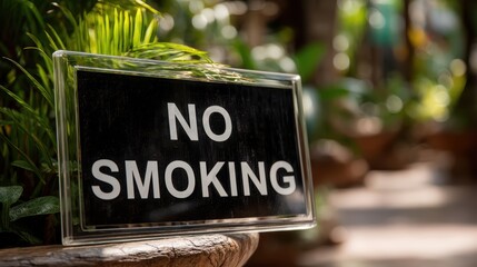 No Smoking Sign: Public Health, Clean Air & Prohibition