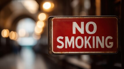 No Smoking Sign: Public Safety, Health & Policy Reminder, Smoking ban
