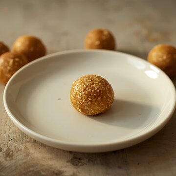 Khas khas besan laddu or poppy seeds and chickpea flour laddo or laddoo