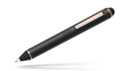 Sleek black stylus with rose gold accents, ideal for digital art and note-taking on touchscreen devices