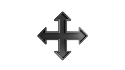 Four-way directional arrow icon