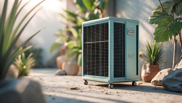 Air Cooler with Energy Efficient Cooling System, Portable Design and Fresh Air Circulation for Comfortable Home Interiors and Modern Living Spaces
