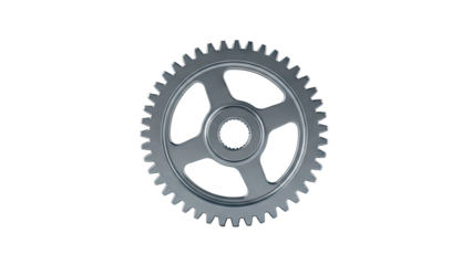 Single Metal Gear with Spoke Design