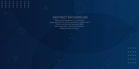 Modern abstract dark blue gradient illustration background with simple pattern.