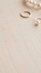 Minimalist wood texture background for an elegant and simple jewelry brand story