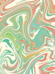 Illustration showing abstract marble swirl pattern, suitable for posters, fashion prints, and modern branding. Created in fluid psychedelic style, ideal for bold creative designs.