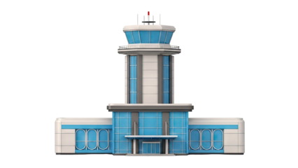 Modern Airport Control Tower