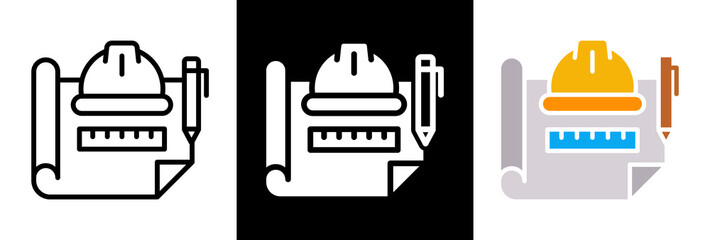 Architect triple icon