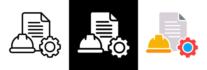 Project Management triple icon