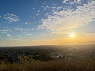 Obraz premium Los Angeles valley sunrise