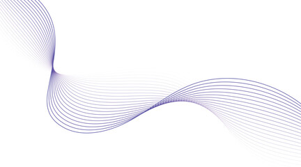 Abstract wavy lines illustration