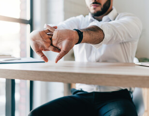 Desk Stretch Break Moment