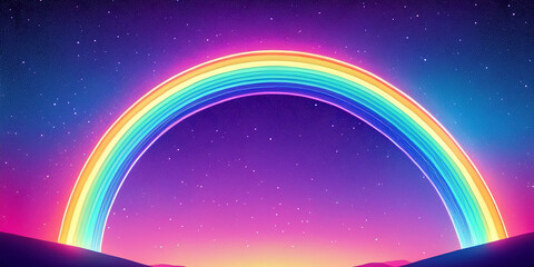 [Light Effects Icons] Abstract Color Arc 抽象的なカラーアーク (pastel)