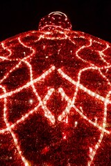 Festive Red Ornament Lights