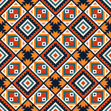 seamless pattern with geometric shapes. vector illustration