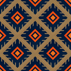 Obraz premium seamless pattern with geometric shapes. vector illustration