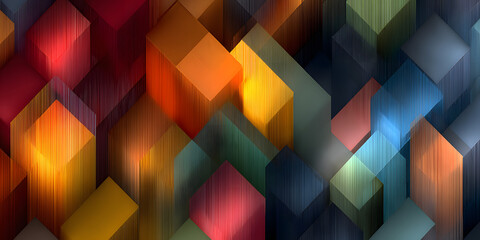 Obraz premium An abstract background with the effect of pixelization, where digital squares create interesting and unexpected pattern