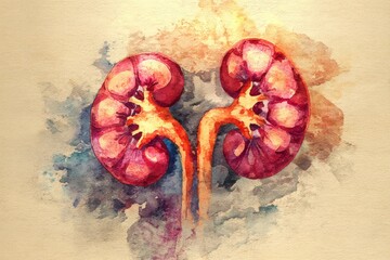 The adrenal glands becoming overworked and fatigued.