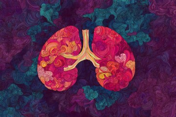 The adrenal glands becoming overworked and fatigued.