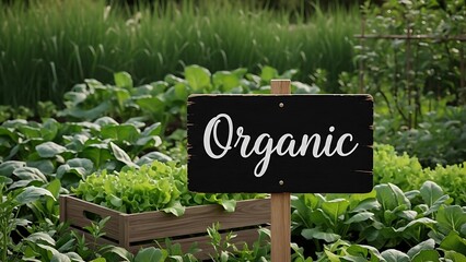 Organic Garden Signage