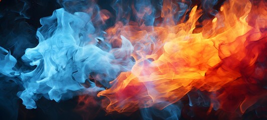 realistic photo of a glossy storm fire,generative AI