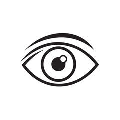 Obraz premium Eye icon ,vision icon vector sign