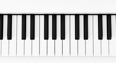 Fototapeta premium Close up of piano keys.