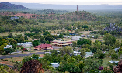 The remote outback town of  Chillagoe in far  North Queensland, Australia.