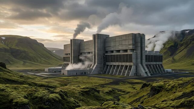 Sustainable Megastructure Integrated into Natural Landscape